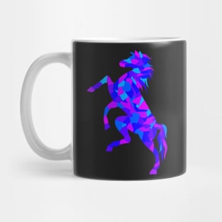 Colorful Geometric Horse Mug
